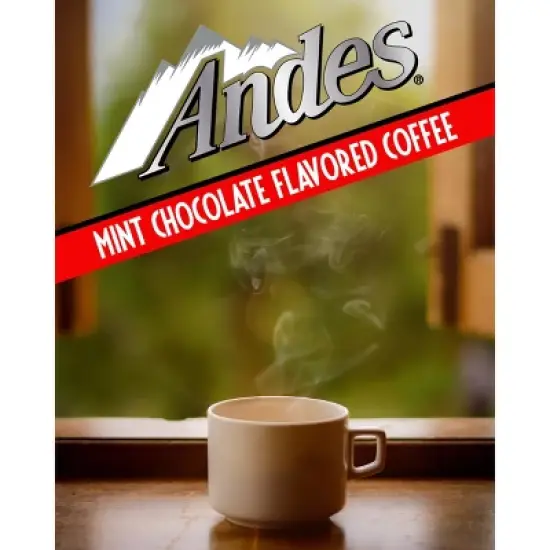 Andes Chocolate Mint Flavored,Medium Roast,Ground Coffee,12 oz bag, 6 pack image {7}