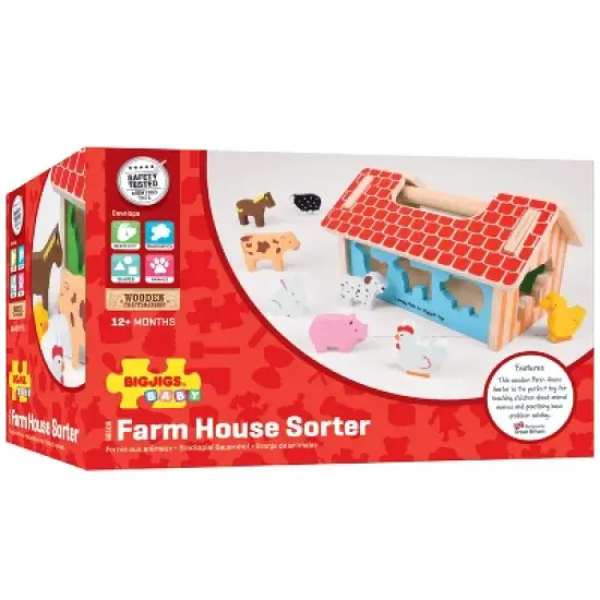 Baby Bigjigs Farm House Sorter image {3}