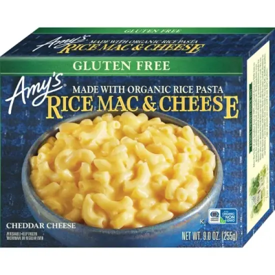 Amy's Gluten Free Frozen Rice Mac & Cheese - 9oz image {11}