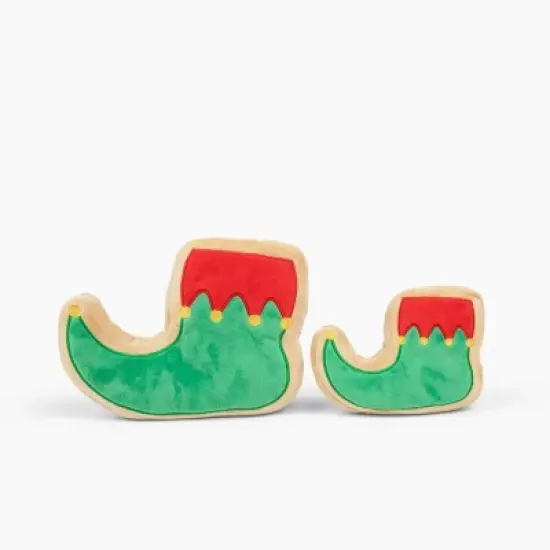 Midlee Elf Shoe Sugar Cookie Dog Toy image {7}