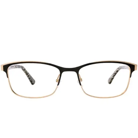 Etnia Barcelona  BKGD Unisex Rectangle Eyeglasses Black Golden 52mm image {1}