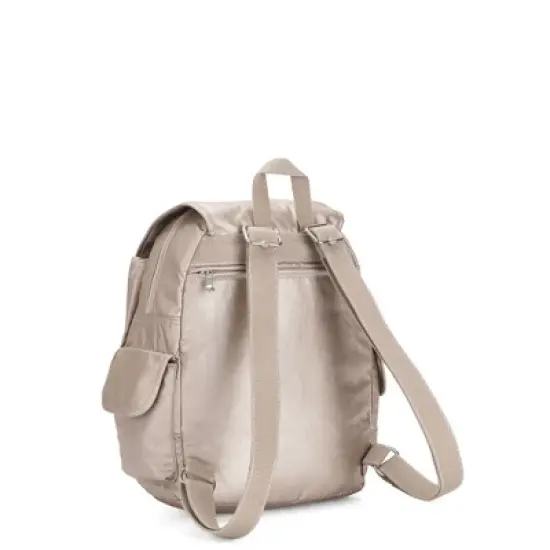Kipling City Pack Small Metallic Backpack image {4}