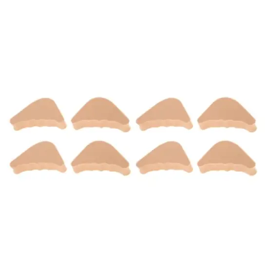 Unique Bargains Soft Round Head Wavy Hole Toe Plugs 4 Pairs image {6}