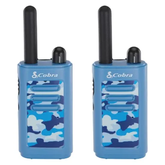 Cobra HE150 B - Kid Friendly Walkie Talkies - 16-Mile Range Two-Way Radio Set, 2-Pack - Blue image {6}