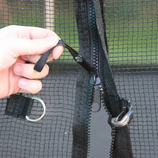 Skywalker Trampolines 15' Rectangle Trampoline and Enclosure - Blue image {5}