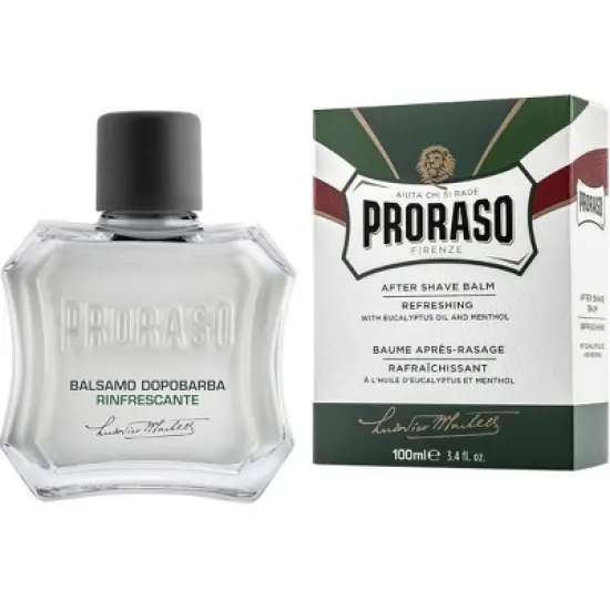 Proraso After Shave Balm Refreshing Alcohol-Free Post Shave Balm with Eucalyptus Oil and Menthol - 3.4 oz image {2}