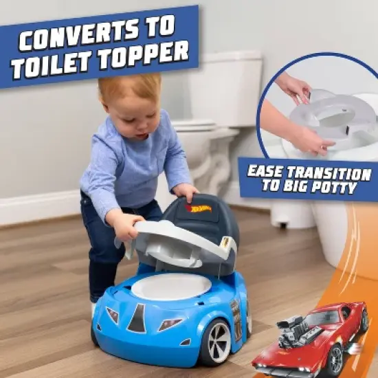 Hot Wheels Potty Trainer - Blue image {1}