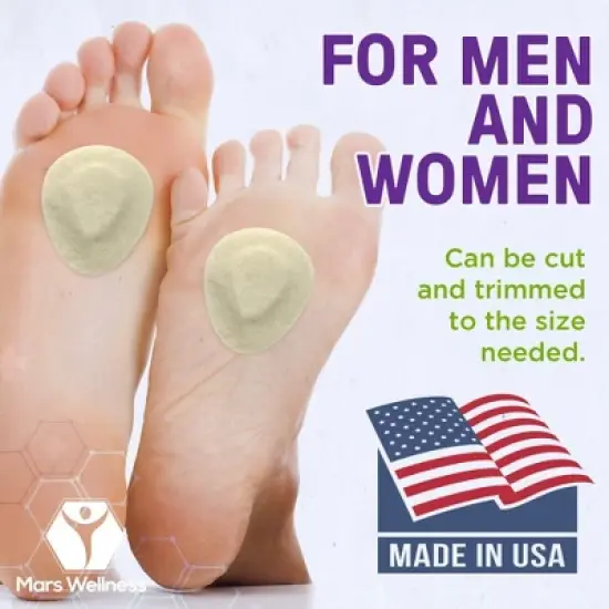Mars Wellness Comfort Felt Foot Neuroma Pads image {6}