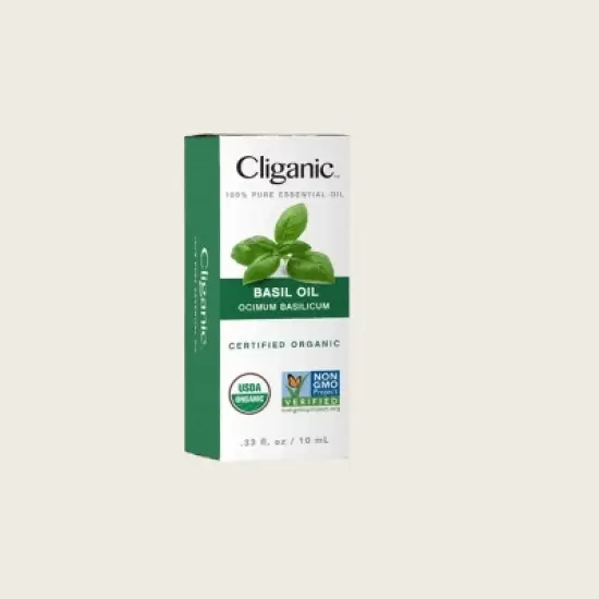 Cliganic Organic Basil Oil, 10ml image {6}