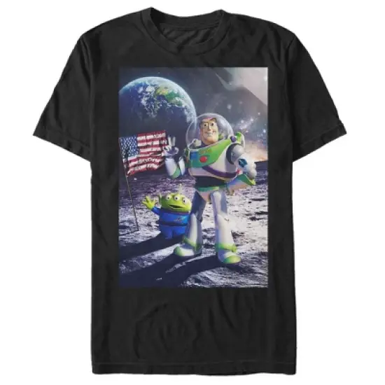 Men's Toy Story Buzz Lightyear Moon Landing T-Shirt image {3}