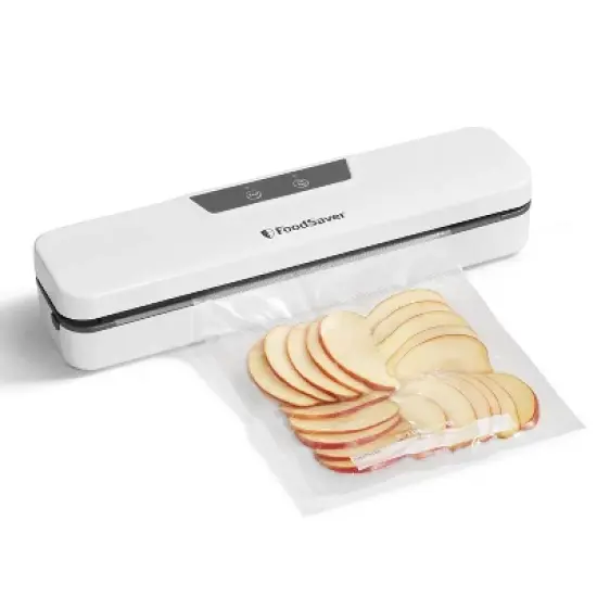 FoodSaver Everyday Vacuum Sealer with Precut Bags: Best Food Vacuum Packer, White, 3-Year Warranty, Spot Clean image {6}
