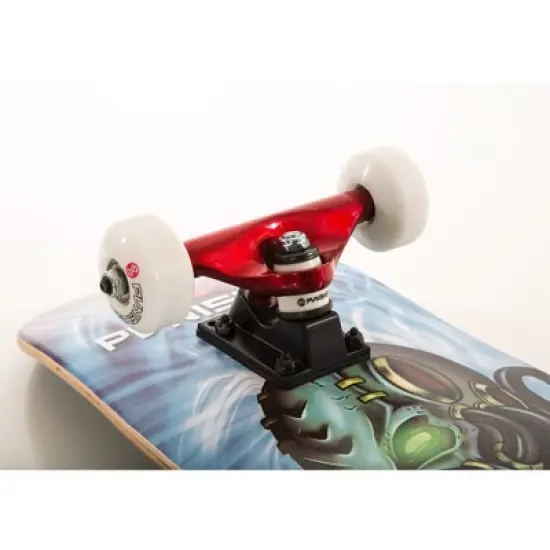Punisher Skateboards Alien Rage Complete Skateboard with Concave Deck, Blue image {1}