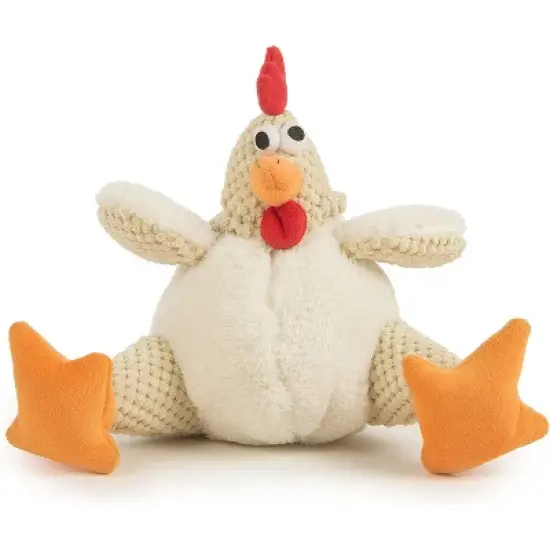 goDog Checkers Squeaky Plush Dog Toy, Chew Guard Technology image {11}