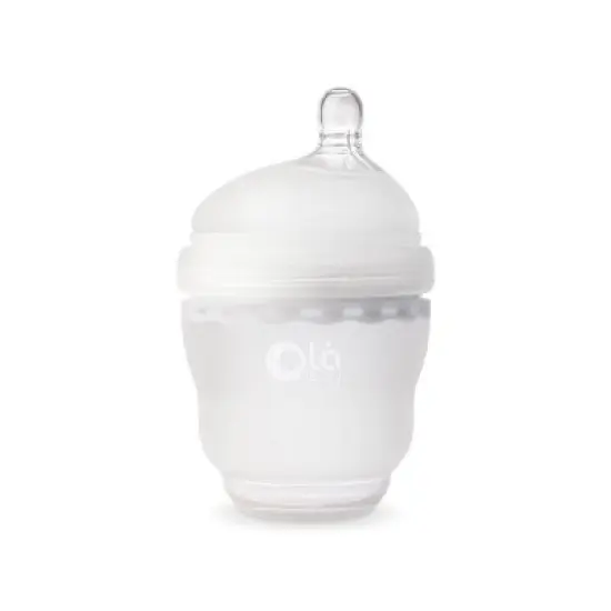 Olababy Silicone Gentle Baby Bottle - 4oz image {6}