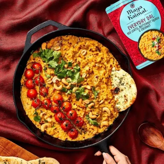 Maya Kaimal Organic Vegan Everyday Dal Red Lentils with Butternut Squash and Coconut - 10oz image {3}