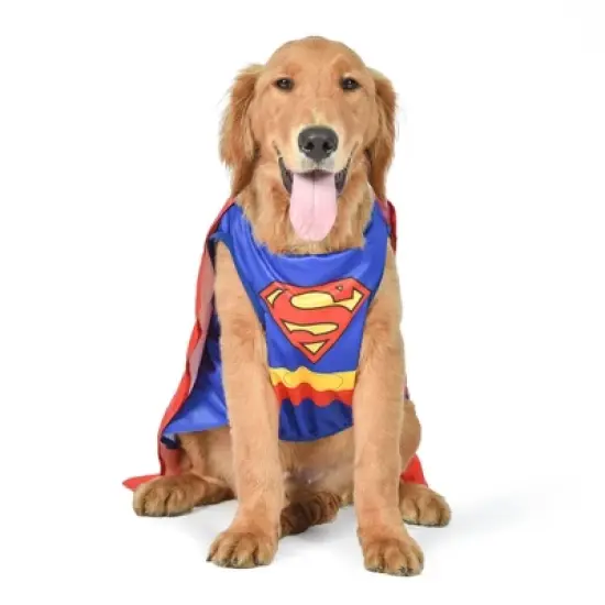 Halloween DC Comics Superman Dog Costume image {1}
