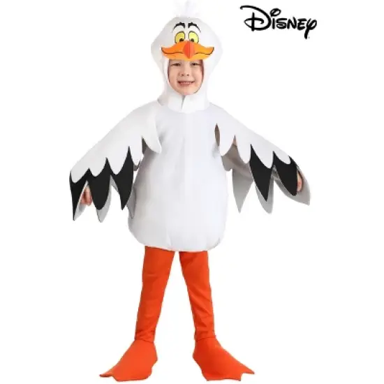 HalloweenCostumes.com Toddler Disney The Little Mermaid Scuttle Halloween Costume | Officially Licensed Seagull Outfit image {2}