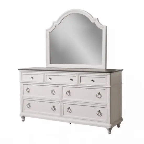 6pc Cristina Bedroom Set White - Abbyson Living image {3}