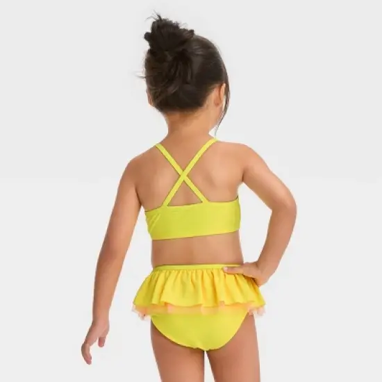 Toddler Girls' Butterfly Bikini Set - Cat & Jack&trade; Yellow image {2}