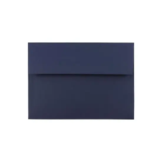 JAM Paper A7 Invitation Envelopes 5.25 x 7.25 Navy Blue 25/Pack (LEBA717) image {4}