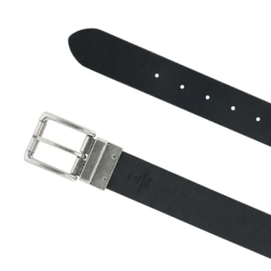 Tommy Hilfiger Men's Reversible Leather Belt Denim Logo image {3}