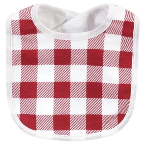 Hudson Baby Infant Boy Cotton Bib and Sock Set 5pk, Homeslice, One Size image {3}