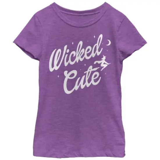 Girl's Lost Gods Halloween Wicked Cute Witch T-Shirt image {2}