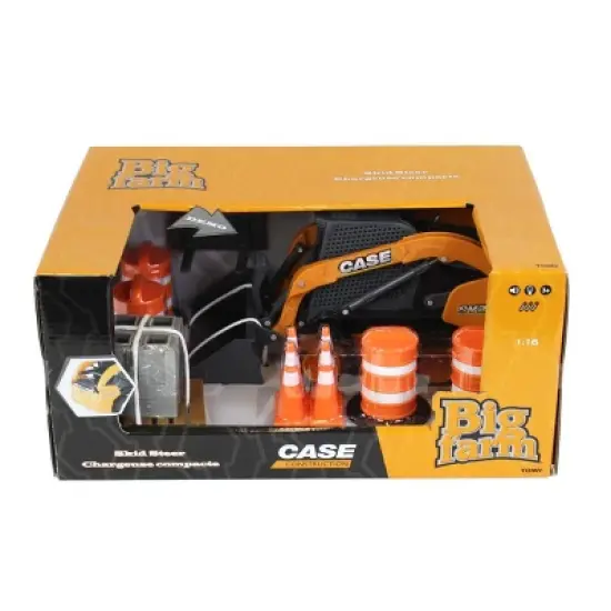 ERTL 1/16 Big Farm Case SV280 Skid Steer Set with Accessories 47350 image {6}