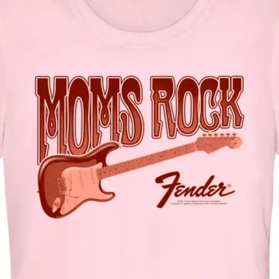 Junior's Fender Moms Rock Logo T-Shirt image {1}