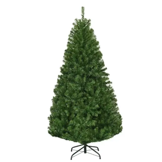 Costway 5Ft Pre-Lit Artificial Christmas Tree Hinged 150 LED Lights image {8}