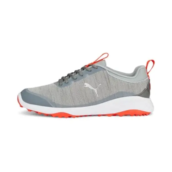 Puma Men's Fusion Pro Spikeless Golf Shoes - Quarry/Silver image {1}
