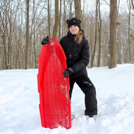 Emsco ESP 48" Sno Cruiser Toboggan TwoRider Sled Red image {2}