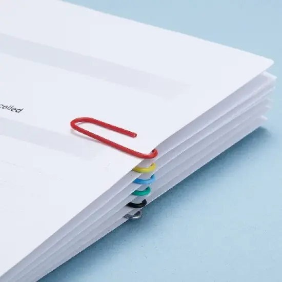 MyOfficeInnovations #1 Size Vinyl-Coated Paper Clips 1000/Tub 480108 image {2}