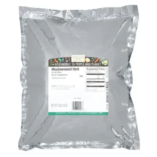 Frontier Co-op Cut & Sifted Meadowsweet Herb, 16 oz (453 g) image {1}