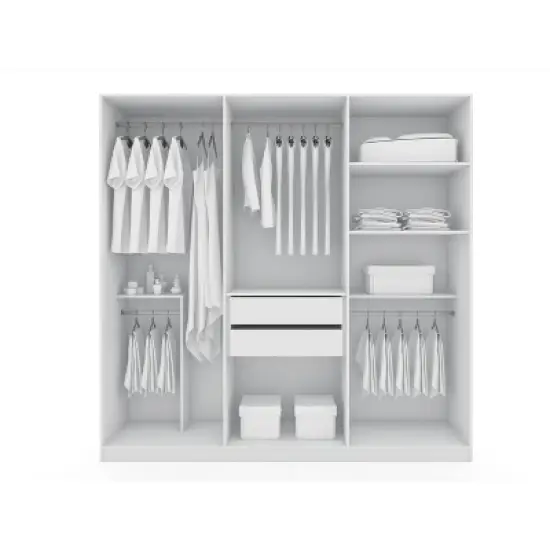 Gramercy Wardrobe Armoire Closet  - Manhattan Comfort image {4}