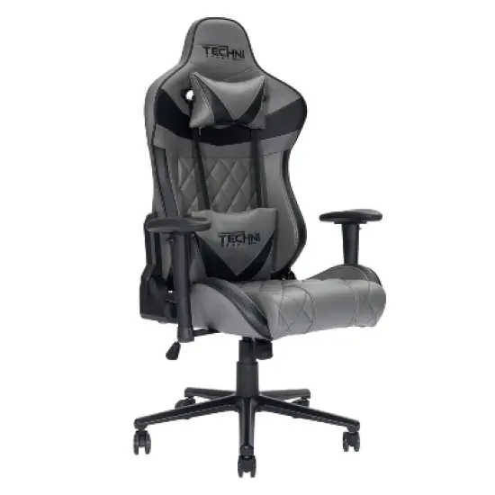 Ergonomic Gaming Chair Gray - Techni Sport image {1}