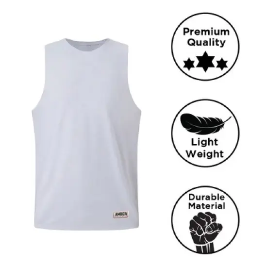 Amber Fight Gear Premium Durable Boxing Jersey with Satin Finish Fabric&ndash;Comfortable & Stylish Training Gear for Unmatched Performance, White, X-Large image {12}