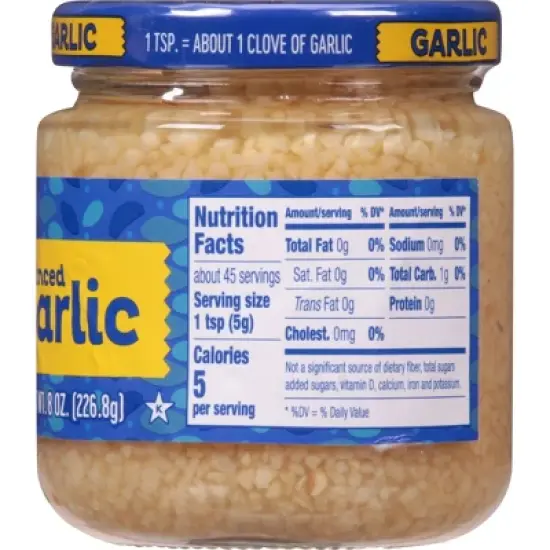 Spice World Minced Garlic - 8oz image {5}