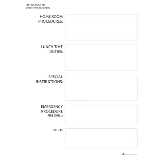 House of Doolittle Lesson Planner Book, 41 Weeks, Blue, Pack of 2 image {8}