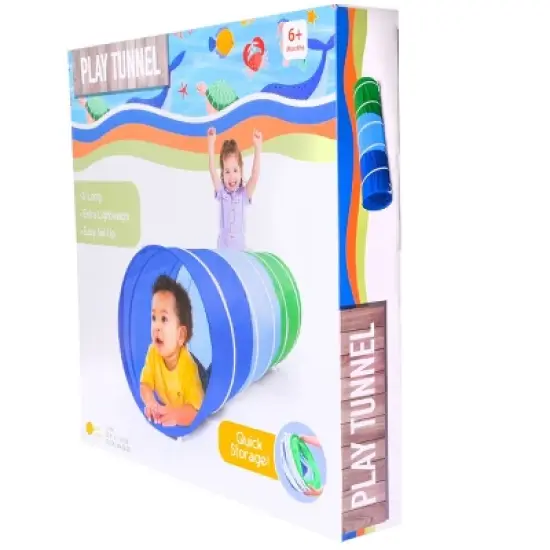 Sunny Days Tunnel - Dark Green/Periwinkle/Blue image {3}