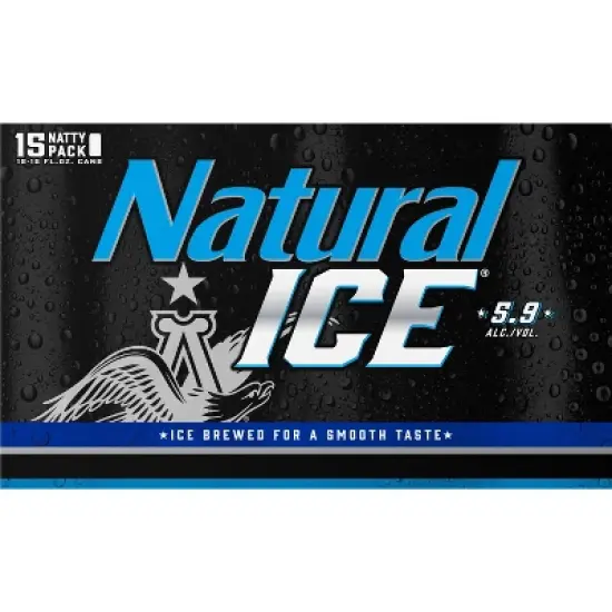 Natural Ice Beer - 15pk/12 fl oz Cans image {3}