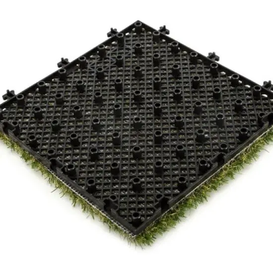 Courtyard Casual Artificial Grass Deck Tile, 9 pc Set image {5}