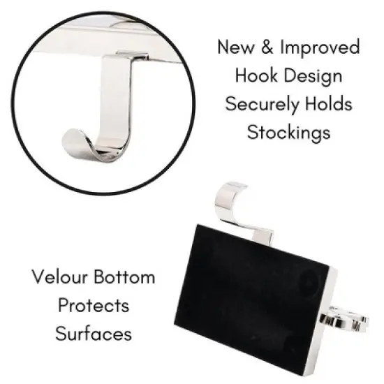 BirdRock Home Dog Bone Photo Frame Stocking Holder for Mantle image {2}