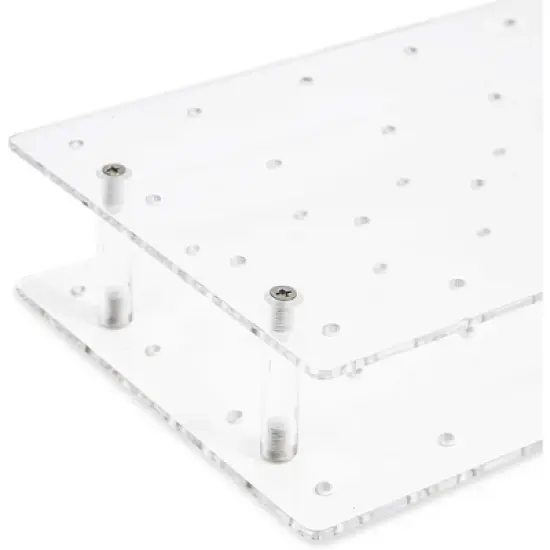 Blue Panda Clear Acrylic Cake Pop Stand, 24 Holes, 9 x 5.9 Inches, Lollipop Holder for Dessert Table, Ideal for Party Displays image {5}