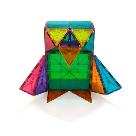 MAGNA-TILES Clear Colors 37pc Set image {4}