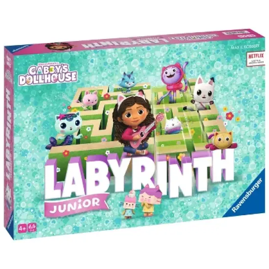 Ravensburger Gabby's Dollhouse Labyrinth Junior Board Game: Educational Problem Solving for 2-4 Players image {1}