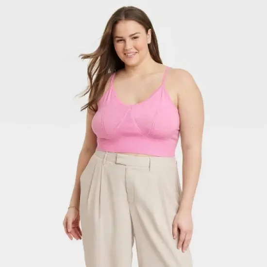 Women's V-Neck Bralette Sweater - A New Day&trade; image {8}