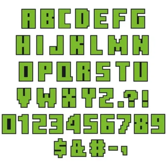 Eureka&reg; Minecraft Deco Letters, 176 Pieces image {1}