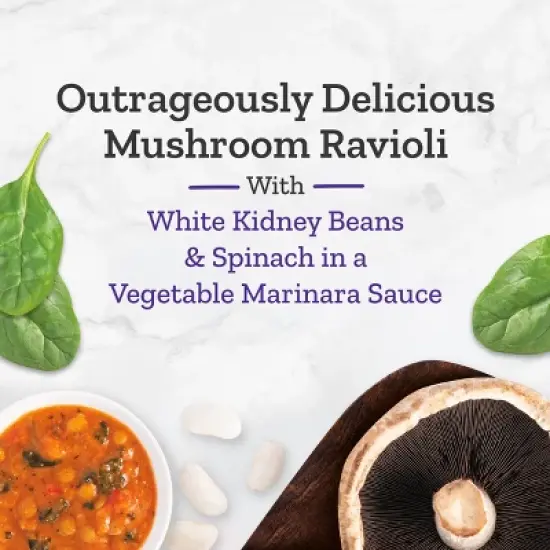 Purple Carrot Frozen Vegan Plant Based Portobello Mushroom Ravioli - 10.75oz image {3}