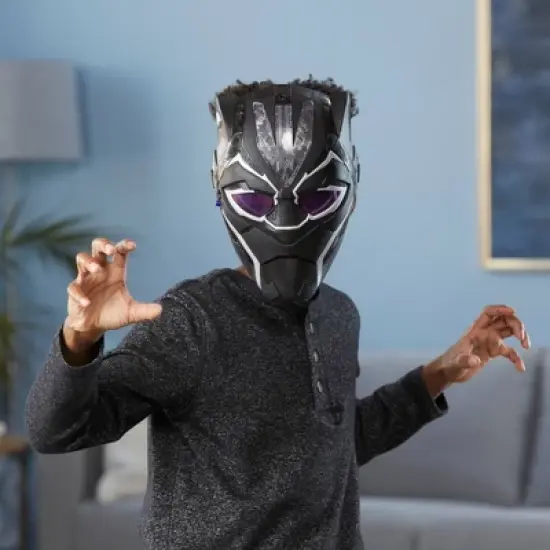 Marvel Black Panther Marvel Studios Legacy Collection Black Panther Vibranium Power FX Mask (Target Exclusive) image {6}
